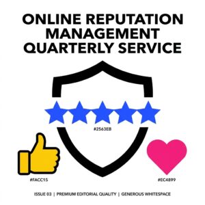 Online Reputation Management Service – Quarterly