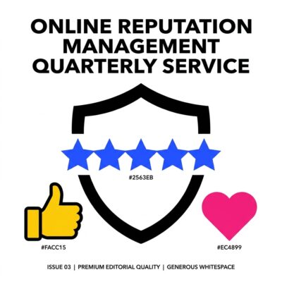 Online Reputation Management Service – Quarterly
