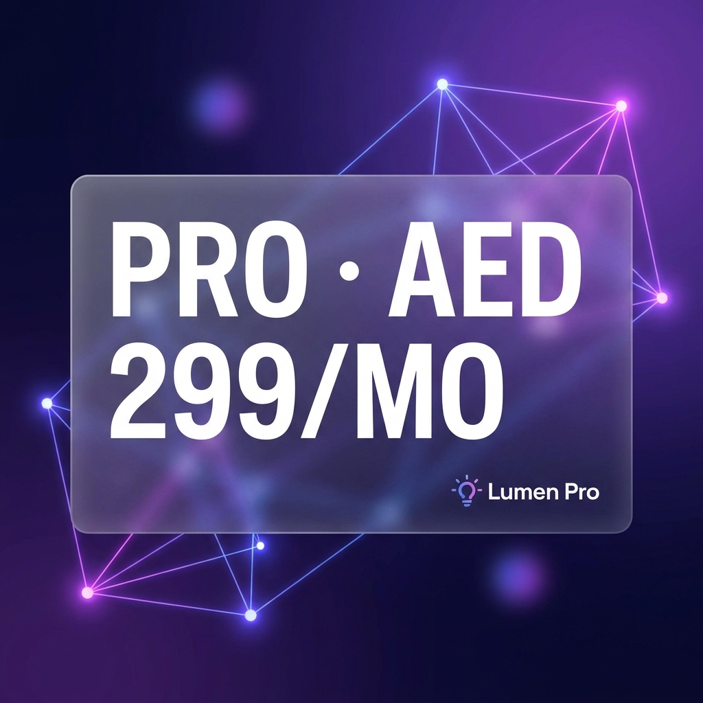 Lumen Pro subscription plan — AI social media agent